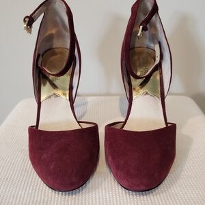 Michael Kors Georgia Burgundy Heels